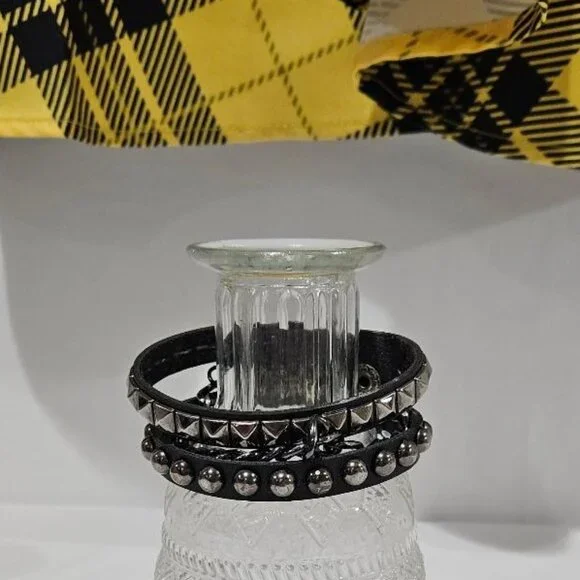 New RETRO UNIQUE VINTAGE YELLOW BLACK PLAID HIGH WAIST SWING SKATER SKIRT 18 - Picture 6 of 9